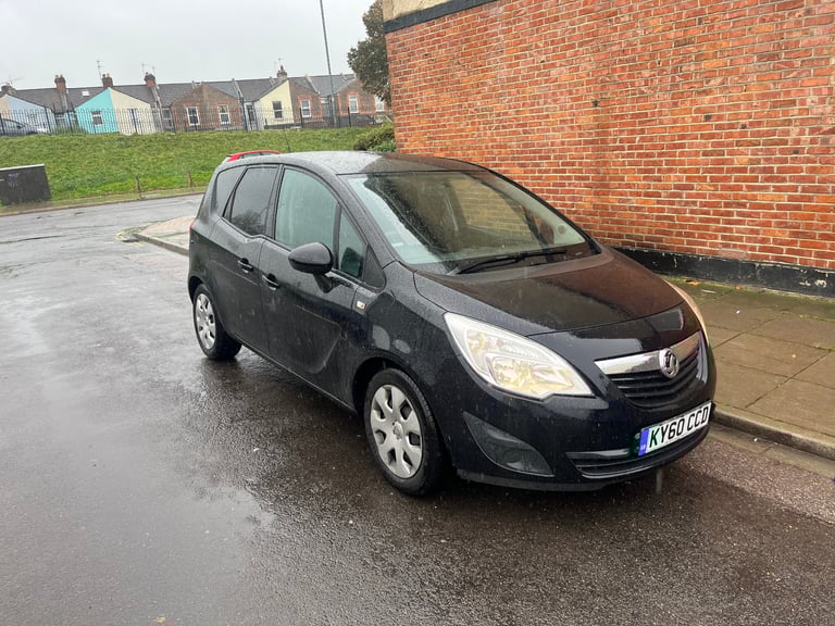 VAUXHALL MERIVA MPV 1.4 PETROL LOW MILAGE BLACK 