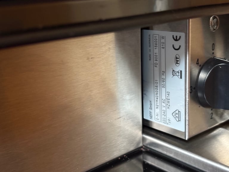 Neff Warming Drawer AS NEW Only used a maximum of 12 times