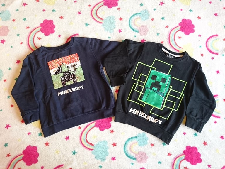 Minecraft official Kids sweatshirts 4-5 years