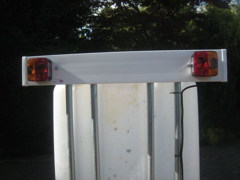 Erde water bowser trailer,600 litre IBC tank, Jockey wheel, Light board