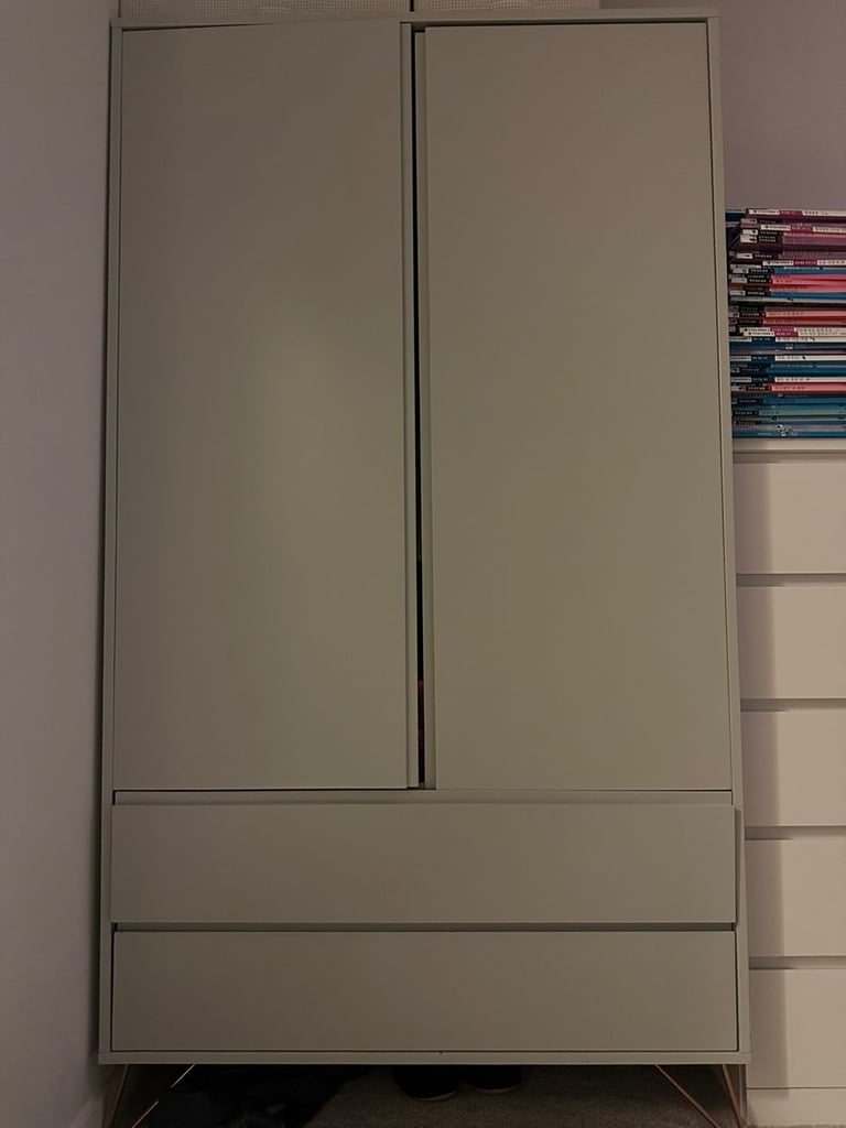 MADE Elona Wardrobe in Grey Give Away - Pick-up Only - First come, first served.