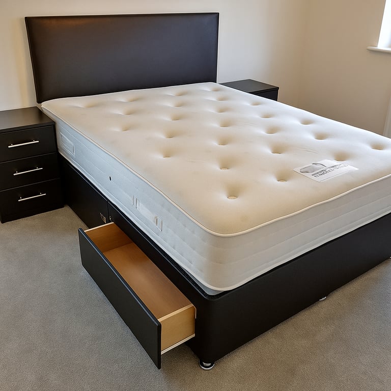 Space-Efficient Divan Bed Frames – Available in Stylish Colours and All UK Sizes
