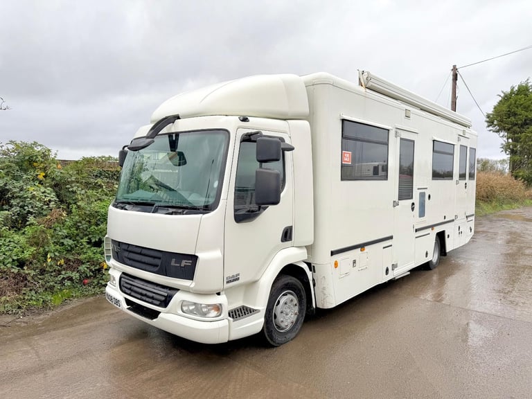 2008 DAF LF45.220 EXHIBITION BUS CAMPER MOTORHOME RACEVAN PROJECT 70,000 MILES