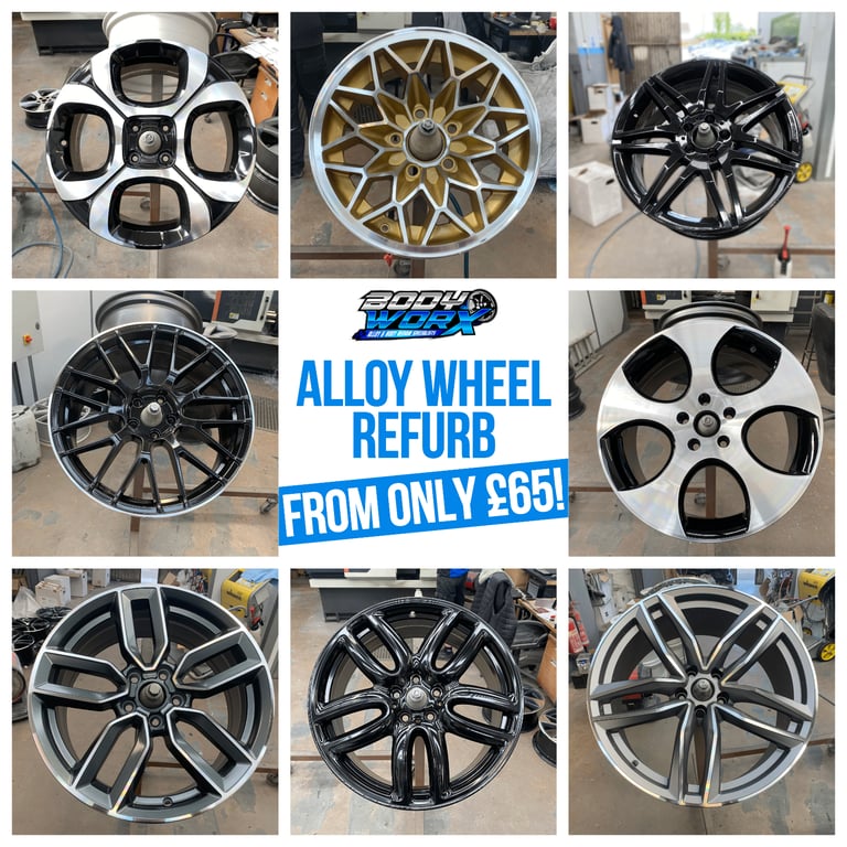 🔧 Bodyworx Alloy Wheel Refurbishment Specialists 🚗✨ from £65 💰