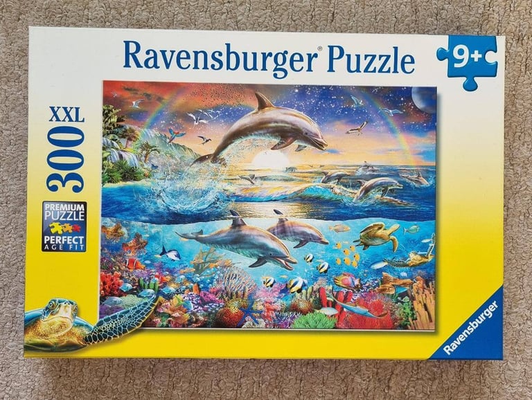 image for 300 piece dolphin puzzle