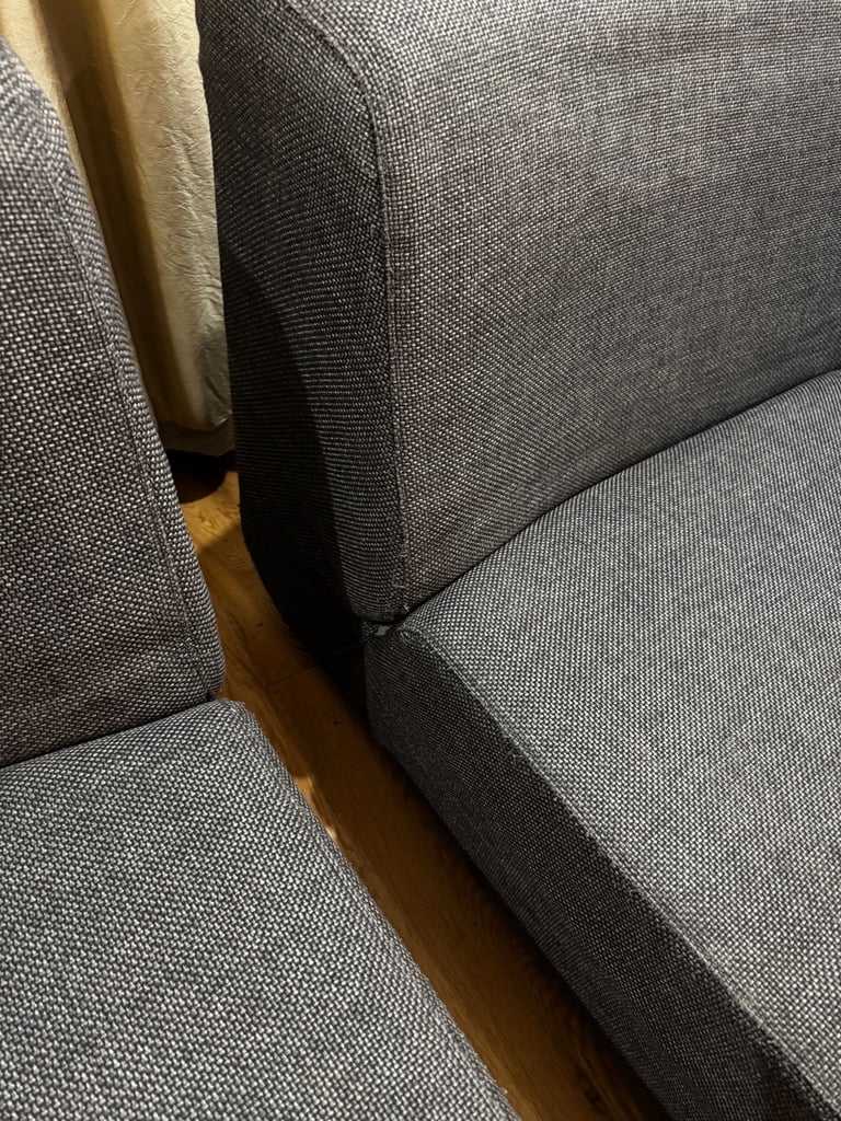 Modern Dark Grey Corner Sofa - Excellent Condition
