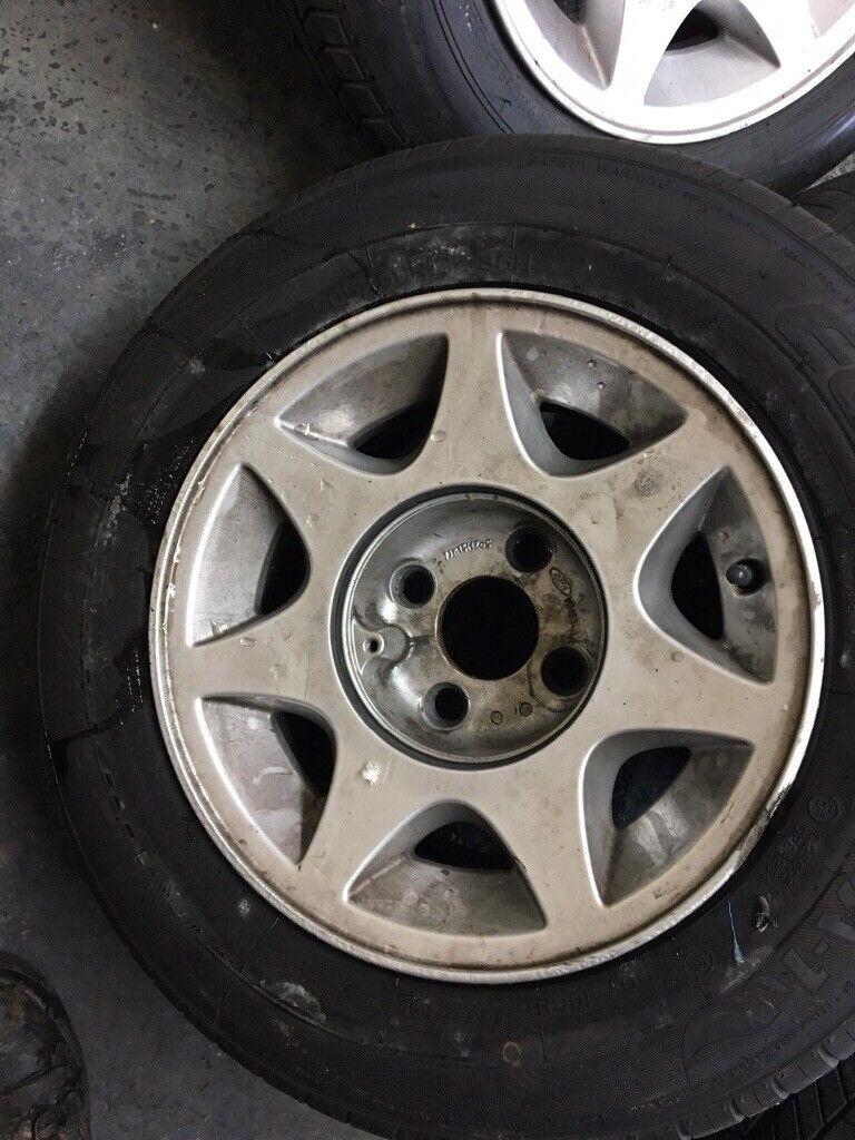 Ford Capri 13 alloys tyres x 4 all hold air size 205/60R/86h