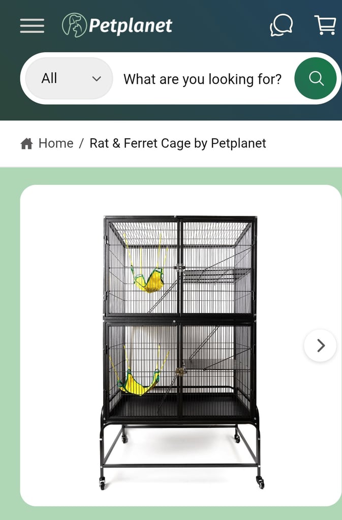 Large cage on wheels for Sugar glider, rat just about any small pet and pet realy 