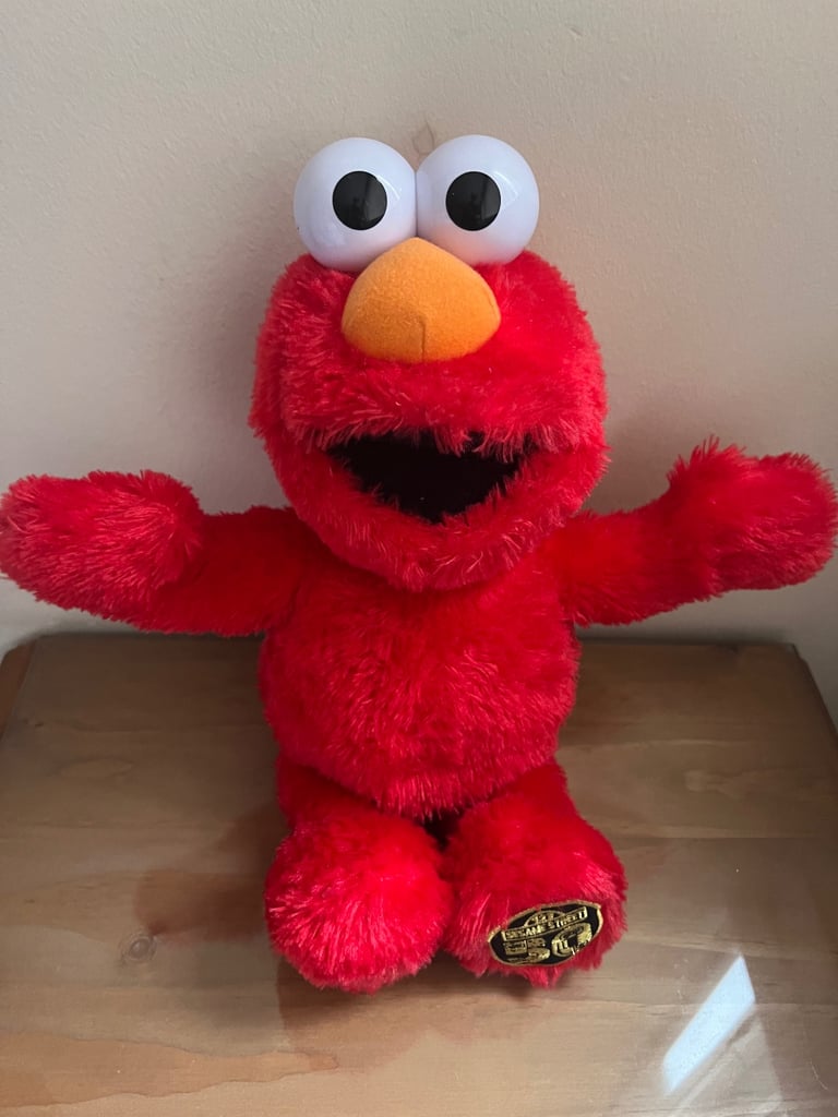 image for Used Sesame Street Tickle Me Elmo Interactive Plush