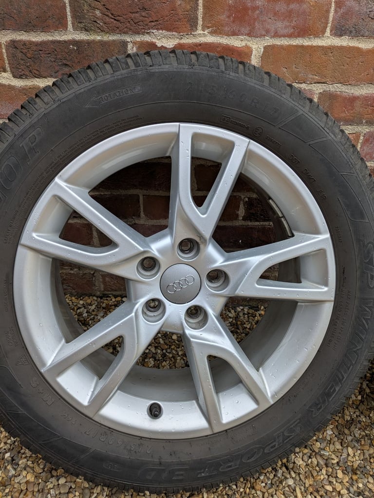 Audi Q3 Alloys with Winter Tyres