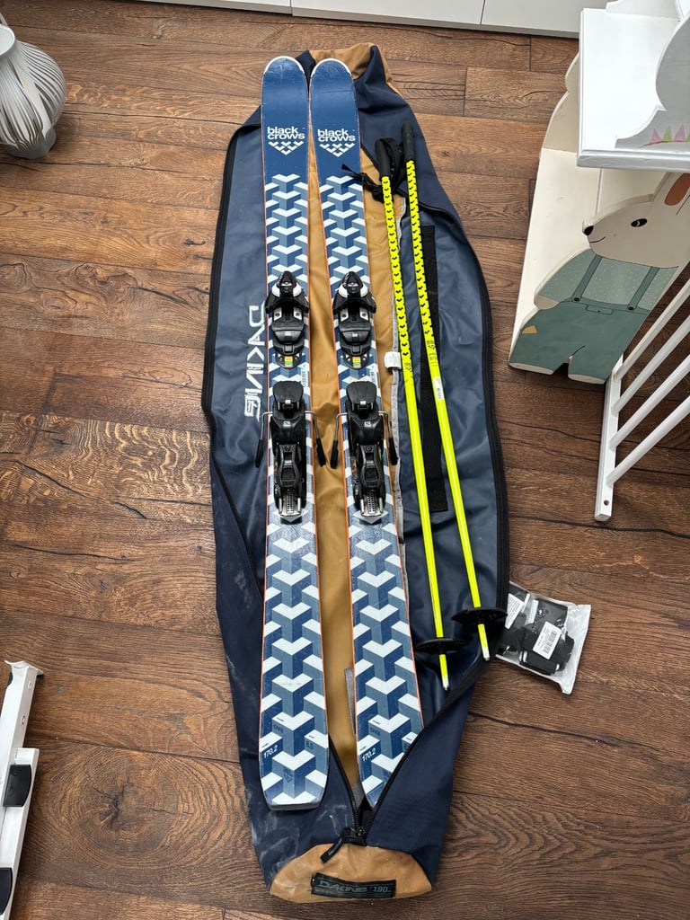 image for Black Crows all mountain skis, poles and boots