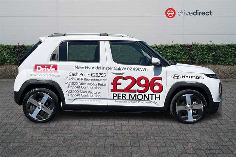 2025 Hyundai INSTER 85kW 02 49kWh 5dr Auto HATCHBACK ELECTRIC Automatic