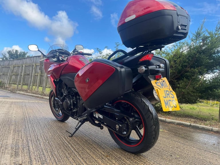 2011 11 HONDA CBF1000FA-B CBF 1000 TOURER LUGGAGE RED CLEAN CBF1000 F ABS