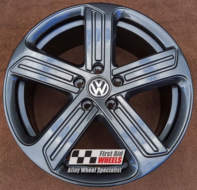 R564A SWAP for Ours VW GOLF R MK7 4X 18'' GENUINE CADIZ ANTHRACITE GREY ALLOY WHEELS