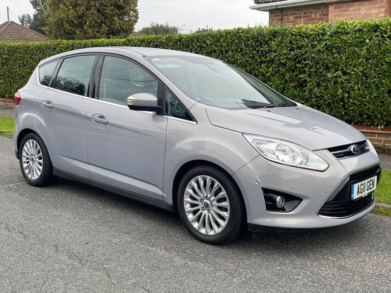 Ford C-Max Titanium 1.6TI 125BHP in Stunning Silver Metallic with Unmarked Cloth