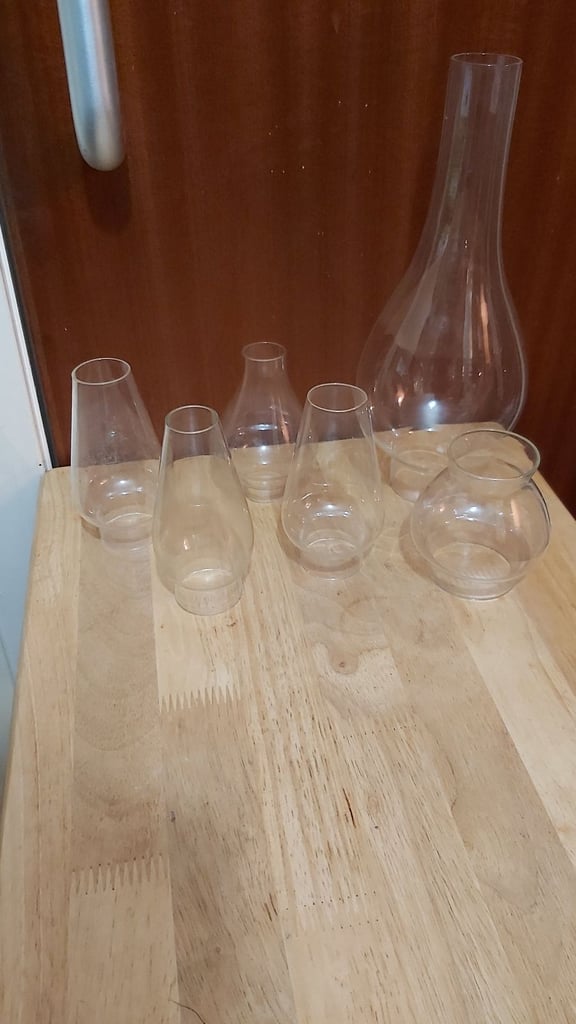 image for Oil lamp glass chimneys 