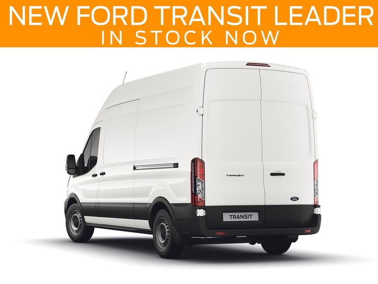 BRAND NEW Ford Transit 350L L3 H2 Leader Van 2.0L 130PS 6 Speed in Frozen White