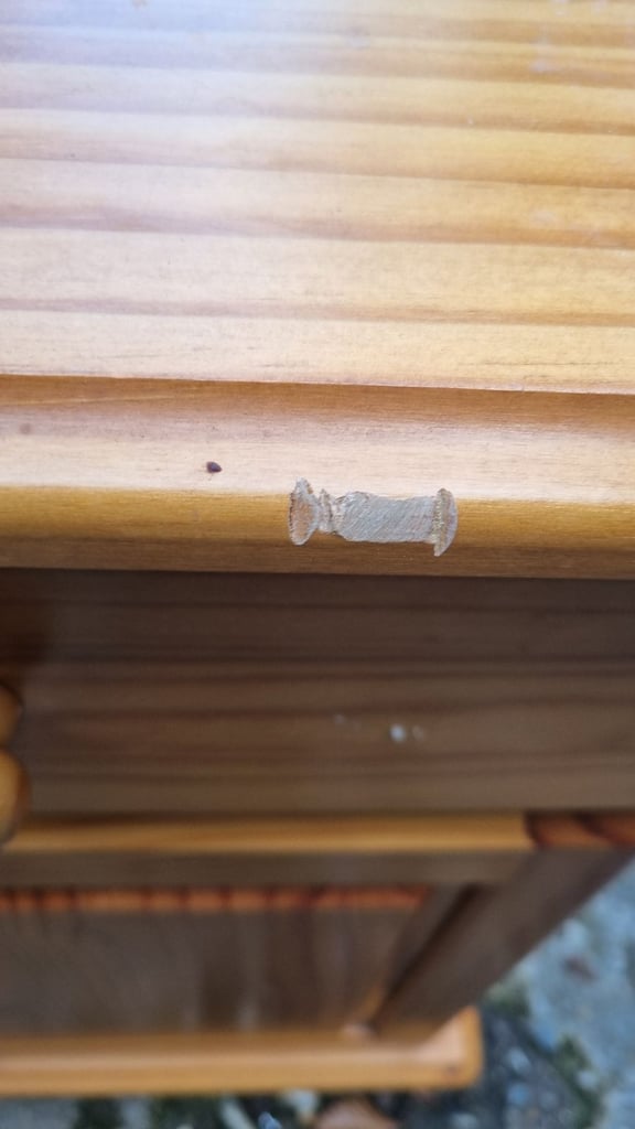 Pine 2 Drawer cabinet