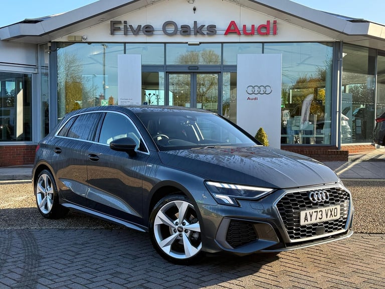 2023 Audi A3 1.0 TFSI 30 S line Sportback 5dr Petrol Manual Euro 6 (s/s) (110 ps) HATCHBACK Petro...