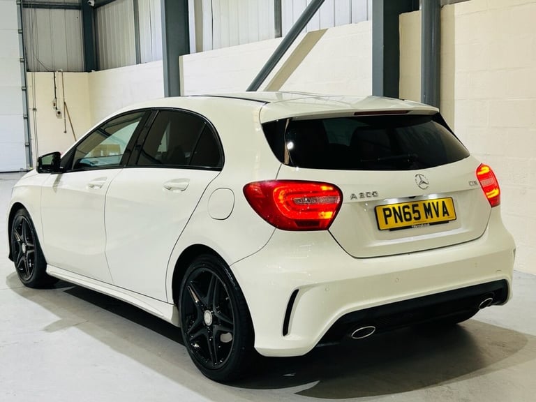 2015 65 MERCEDES-BENZ A-CLASS A200 CDI AMG NIGHT EDITION HATCH DIESEL WHITE 2015