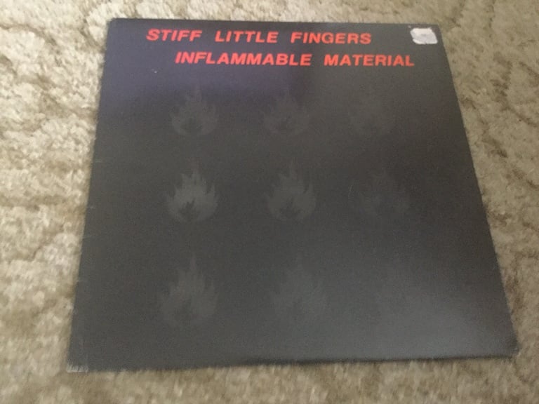 STIFF LITTLE FINGERS- INFLAMMABLE MATERIAL LP 70s PUNK