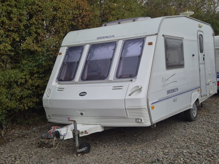 Abi caravan - small , light , mass in running order - 975kg with full size awning