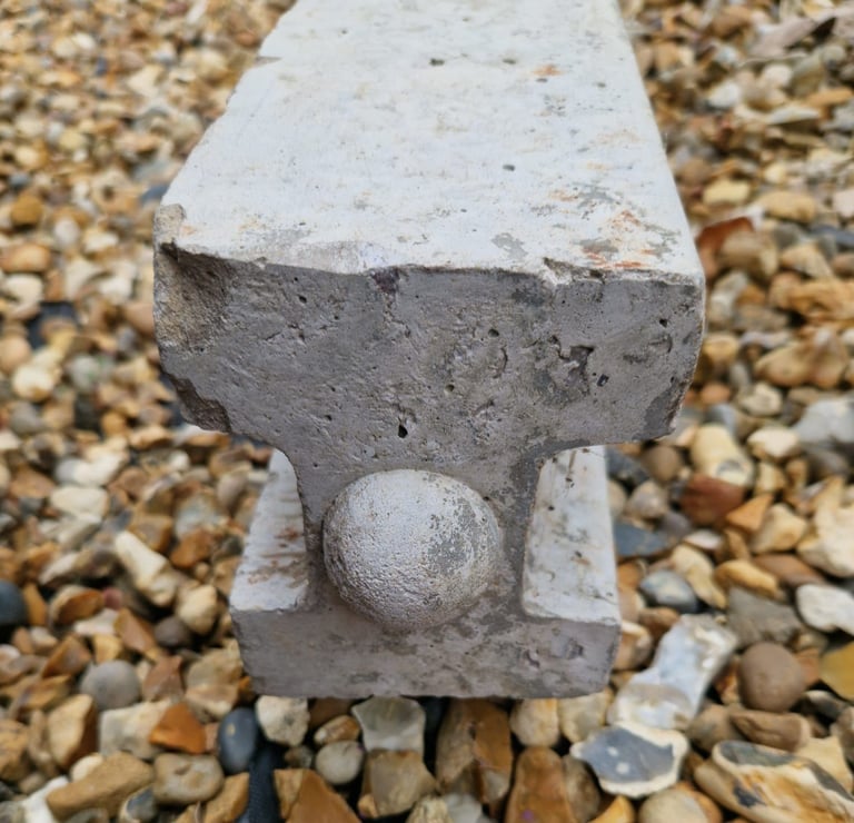 8ft concrete post and gravel board