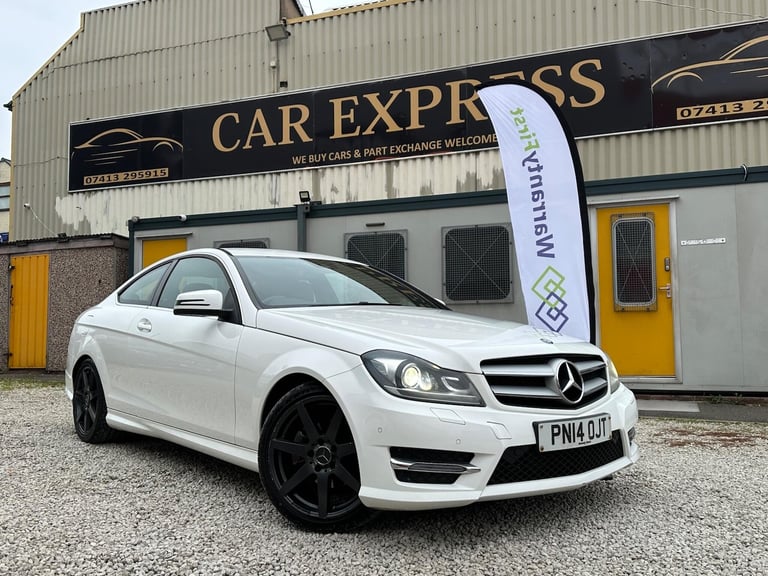 2014 Mercedes-Benz C Class 1.6 C180 AMG Sport Edition G-Tronic+ Euro 6 (s/s) 2dr COUPE Petrol Aut...