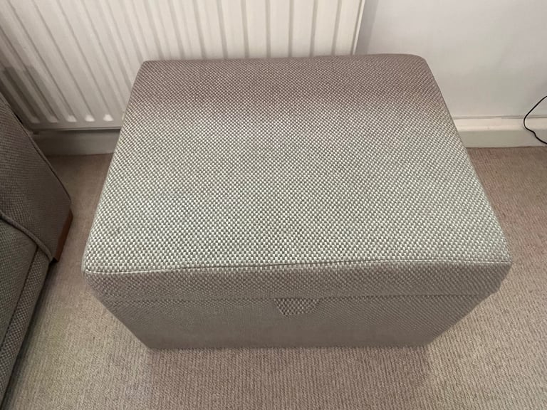 Double Sofa Bed and Footstool