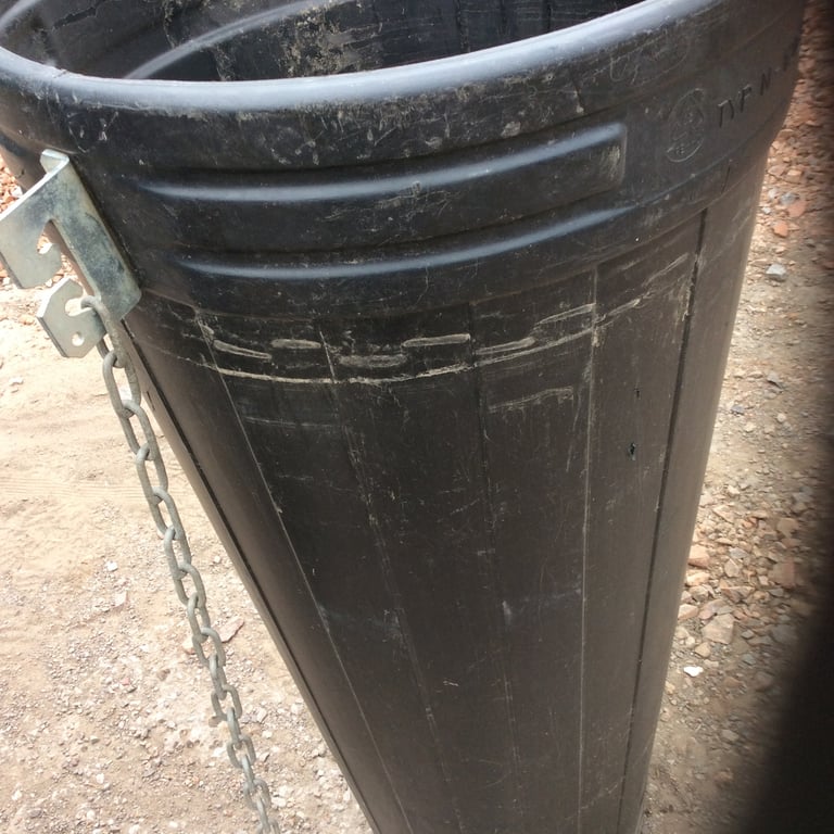 Scaffold rubble chute