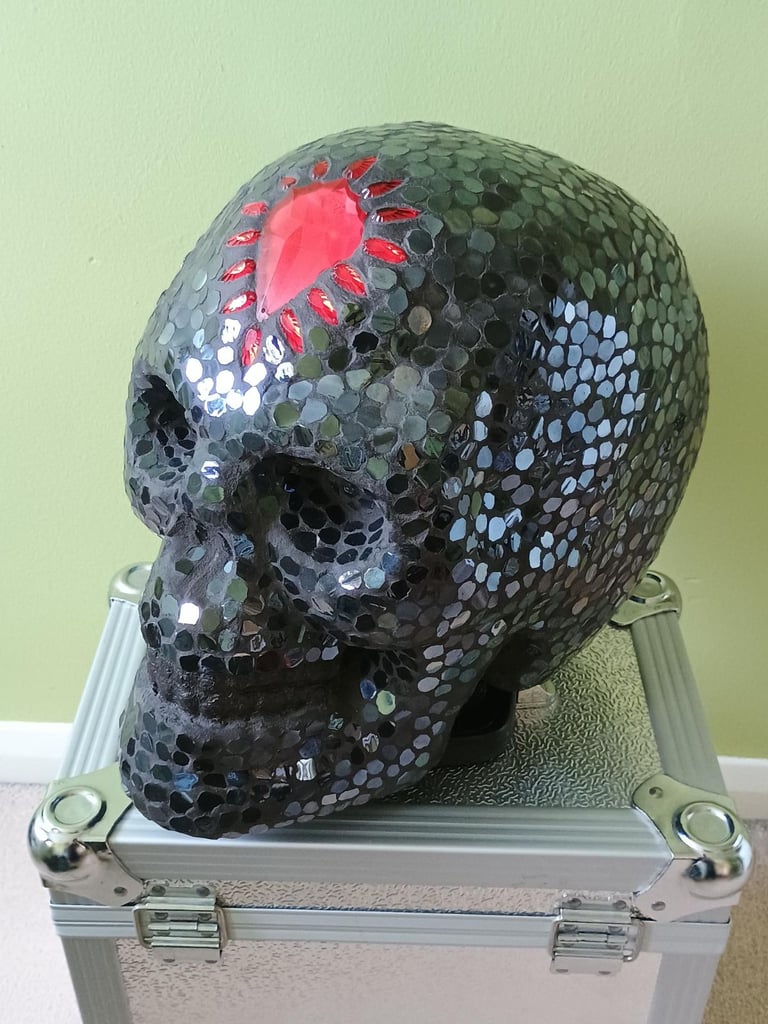image for Skull mosaic sculpture