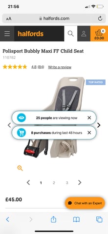 Polisport Bubbly Child s bike seat in East End Glasgow Gumtree