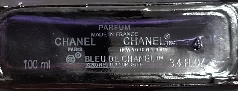 B/ N Bleu de Chanel pour homme EDP perfume spray for men, 100ml, in original box 