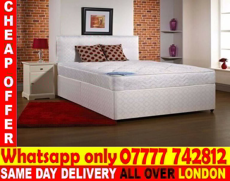 image for NEW BED AND MATTRESS, SINGLE - DOUBLE SMALL - DOUBLE (KJN