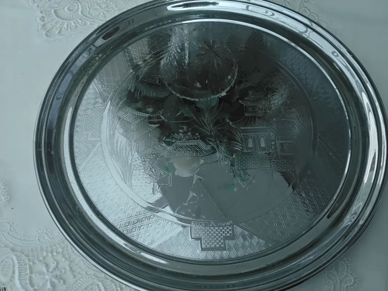 Vintage Swan brand tray