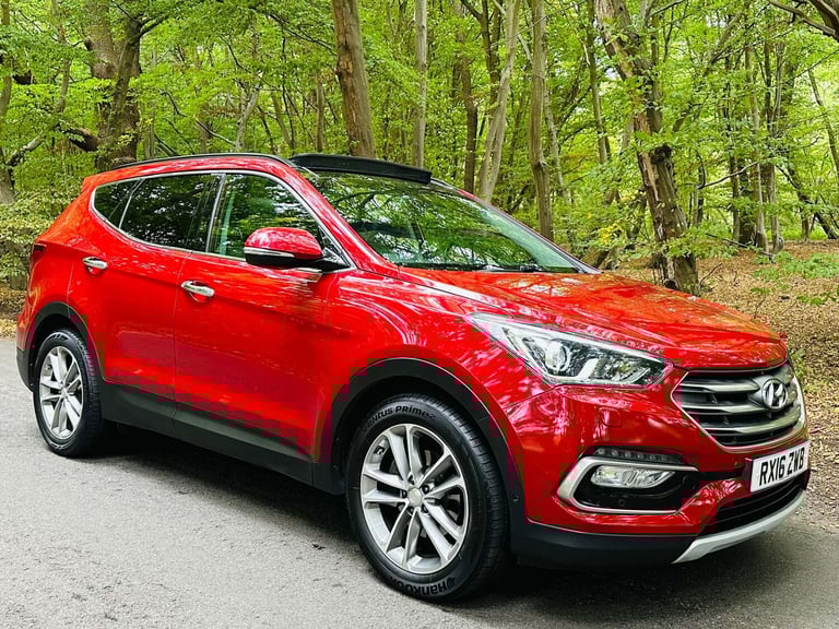 2016 Hyundai Santa Fe 2.2 Santa Fe Premium SE Blue Drive CRDi Auto 4WD 5dr SUV Diesel Automatic