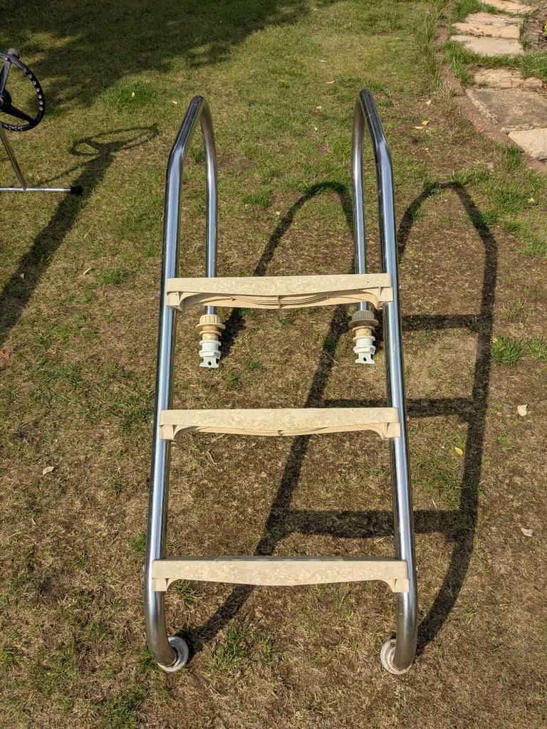 Swimming pool ladder