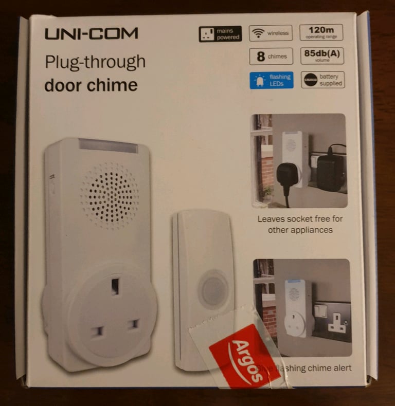 image for Uni-com Premium Plug-through doorbell