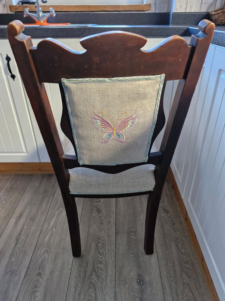 vintage 1980 custom farmhouse chair