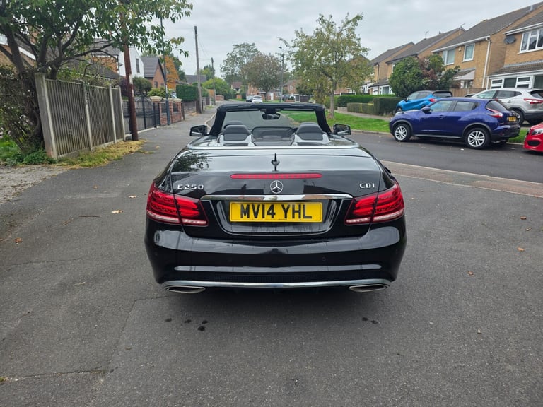 2014 Mercedes-Benz E Class E250 CDI AMG Sport 2dr 7G-Tronic CONVERTIBLE Diesel Automatic