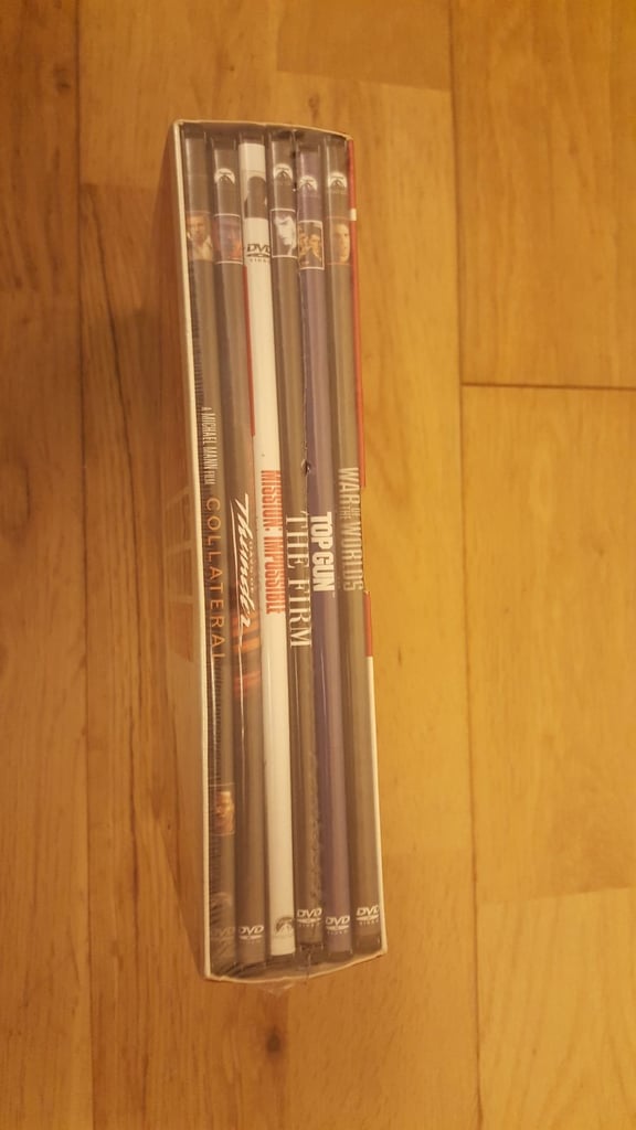 TOM CRUISE COLLECTION DVD BOX SET BRAND NEW & SEALED 6 DISCS