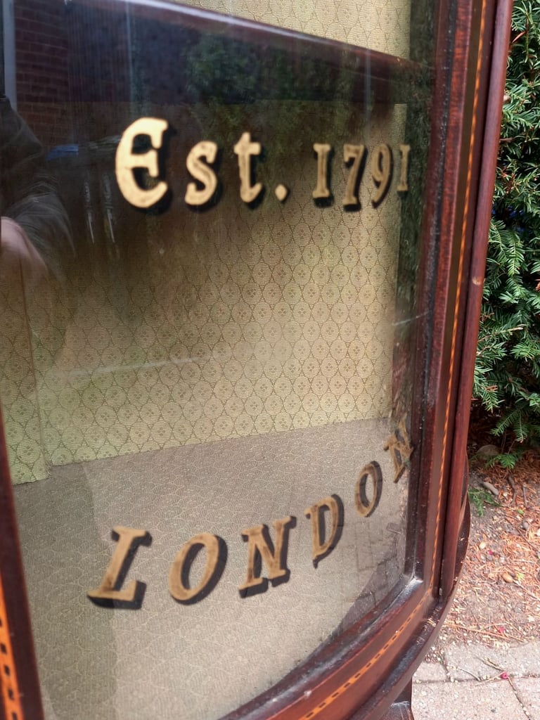 Edwardian Mahogany Corner Cabinet