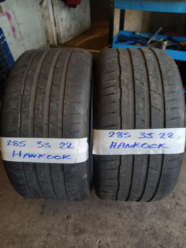 285 30 22 hankook Matching pair Only £150 fitted and balanced open 7 days a week