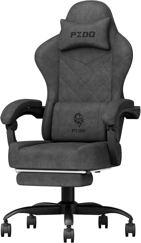 image for (New, unopened) Gaming Chair Reclining, Ergonomic, with Footrest