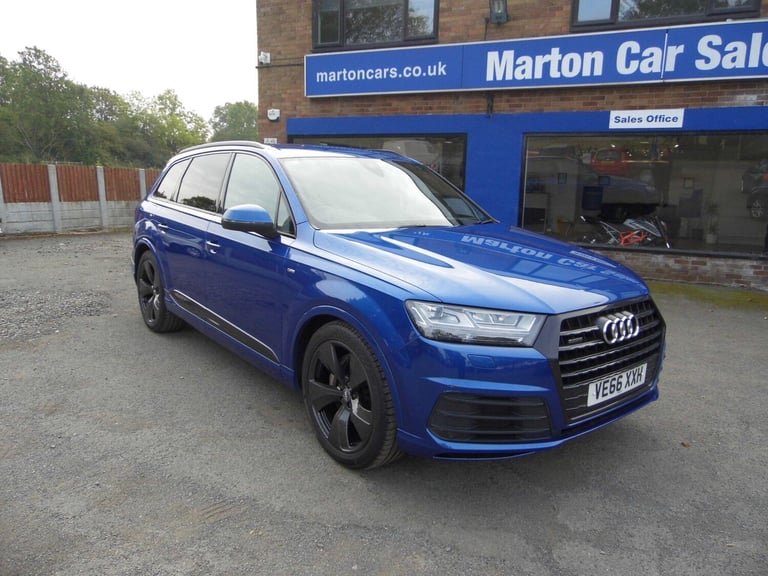2016 Audi Q7 3.0 TDI V6 S line Tiptronic quattro Euro 6 (s/s) 5dr ESTATE Diesel Automatic