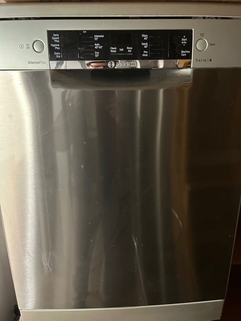 image for Bosch Serie 4 Active Water SMS46II00G 13 Place Freestanding Dishwasher - Silver - Used 
