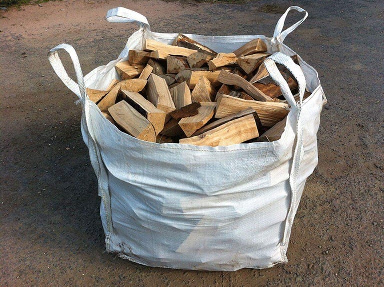 hardwood logs dried firewood well seasoned dry ready to burn