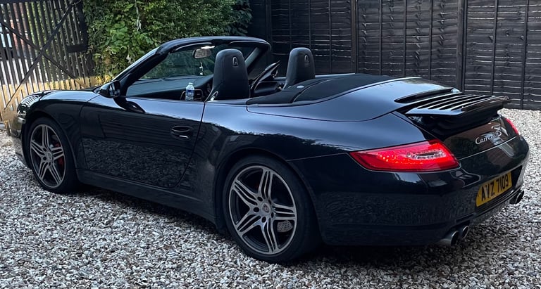 image for 2007 PORSCHE 911 3.8 997 Carrera 4S Cabriolet! Turbo Alloys! Manual! Black! £22,500!
