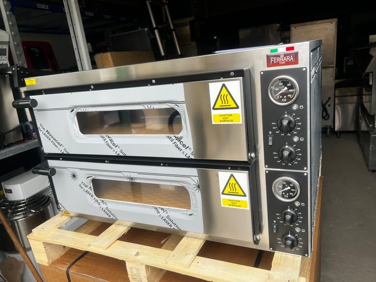 NEW ITALIAN 8 X 13'' PIZZA OVEN  QUALITY CATERING COMMERCIAL KITCHEN EQUIPMENT