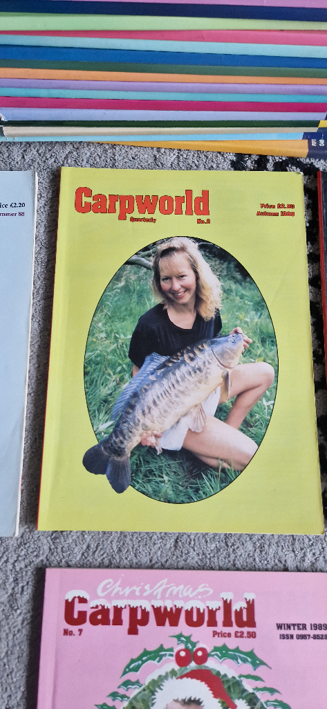 Carp fishings magazines.  Carpworld 1988